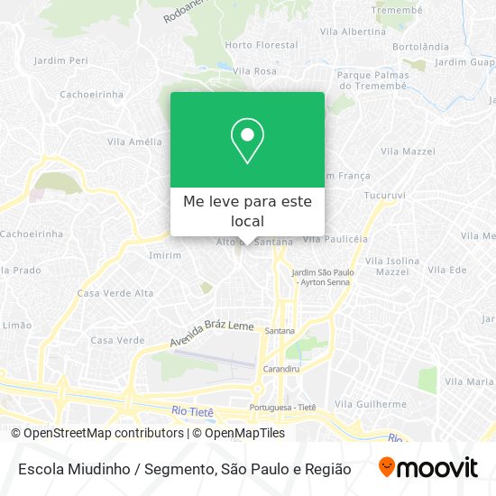 Escola Miudinho / Segmento mapa