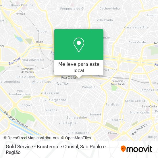 Gold Service - Brastemp e Consul mapa