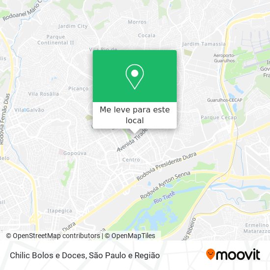 Chilic Bolos e Doces mapa