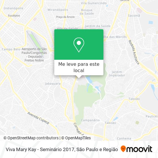 Viva Mary Kay - Seminário 2017 mapa