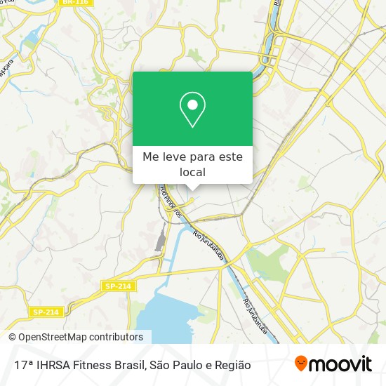 17ª IHRSA Fitness Brasil mapa