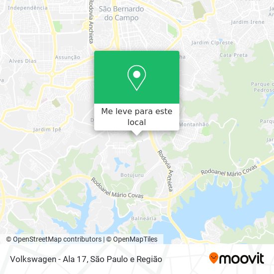 Volkswagen - Ala 17 mapa