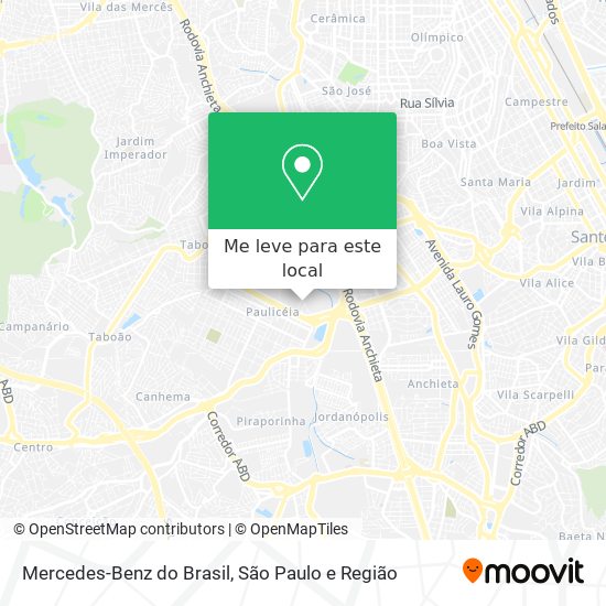 Mercedes-Benz do Brasil mapa