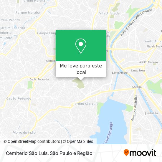 Cemiterio São Luis mapa