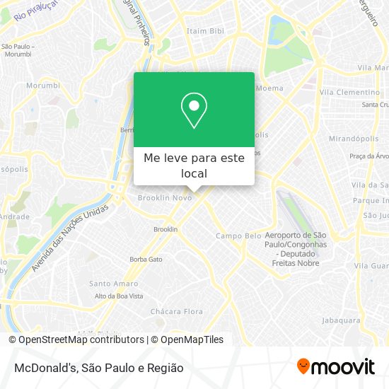 McDonald's mapa