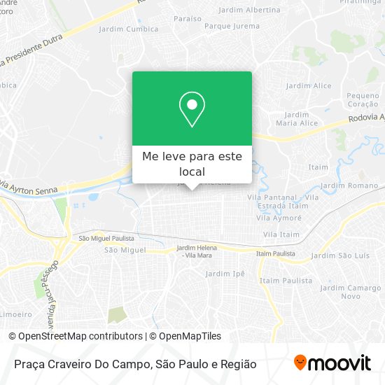 Praça Craveiro Do Campo mapa