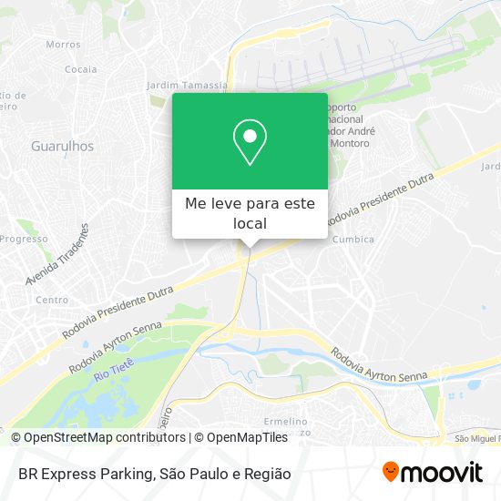 BR Express Parking mapa