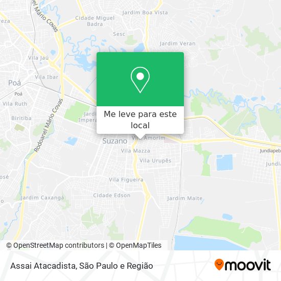 Assai Atacadista mapa