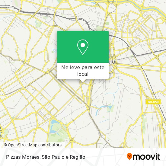 Pizzas Moraes mapa