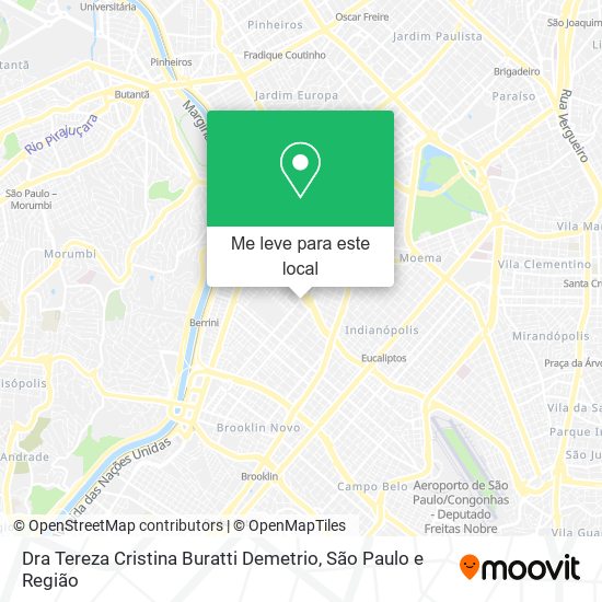 Dra Tereza Cristina Buratti Demetrio mapa