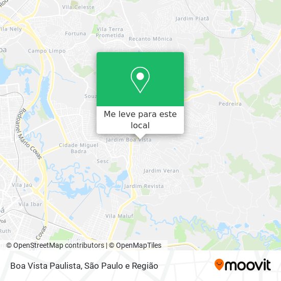 Boa Vista Paulista mapa