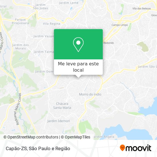 Capão-ZS mapa