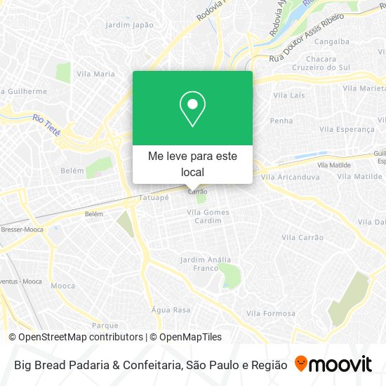 Big Bread Padaria & Confeitaria mapa