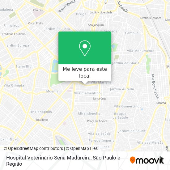 Hospital Veterinário Sena Madureira mapa