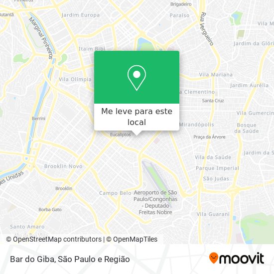 Bar do Giba mapa