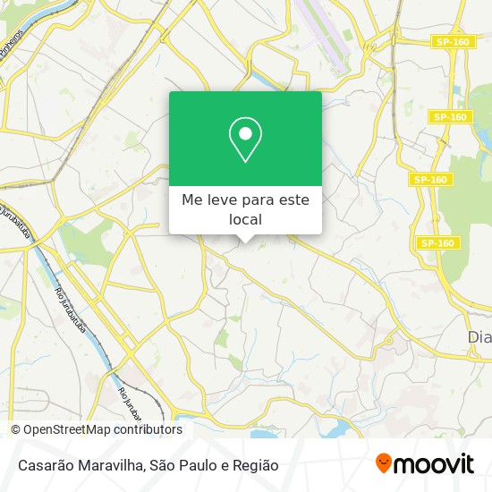 Casarão Maravilha mapa