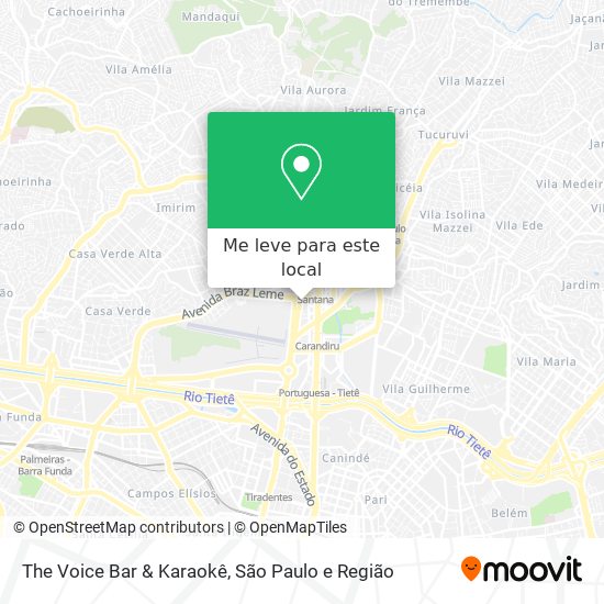 The Voice Bar & Karaokê mapa