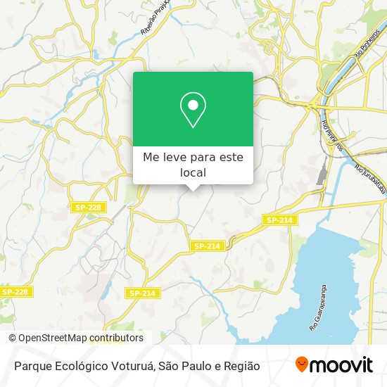 Parque Ecológico Voturuá mapa