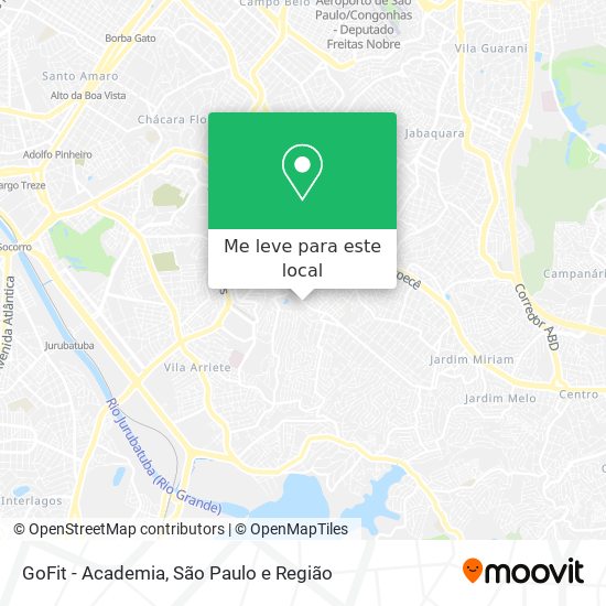 GoFit - Academia mapa