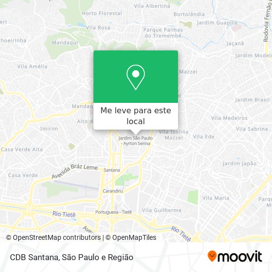 CDB Santana mapa