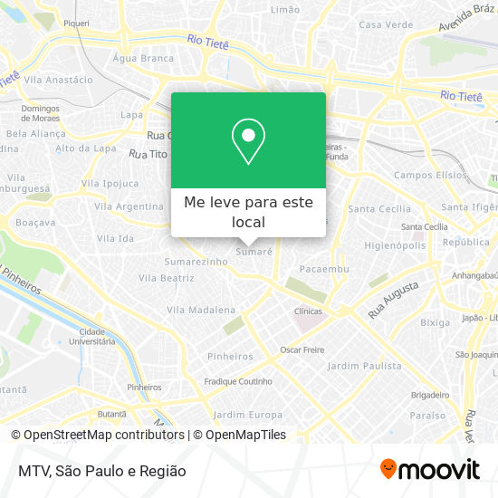 MTV mapa