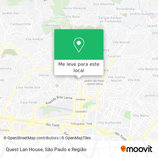Quest Lan House mapa