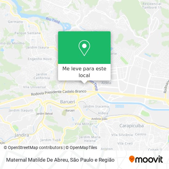 Maternal Matilde De Abreu mapa