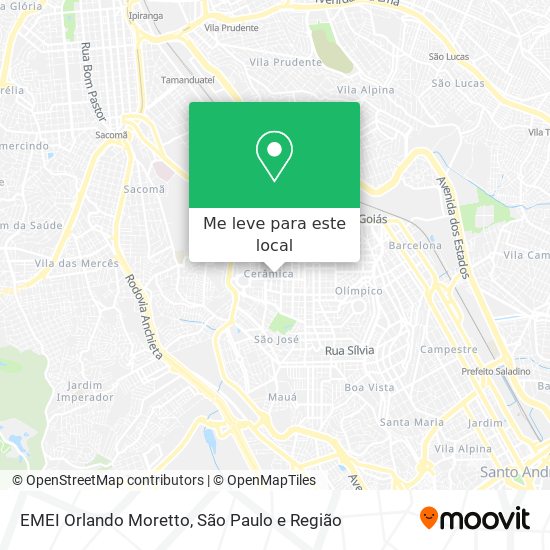 EMEI Orlando Moretto mapa