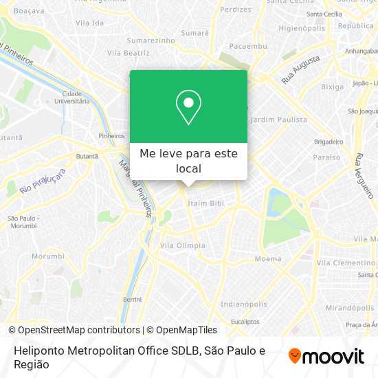 Heliponto Metropolitan Office SDLB mapa