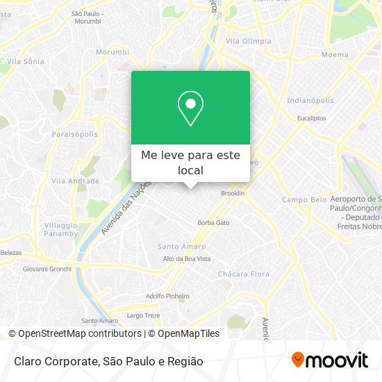 Claro Corporate mapa