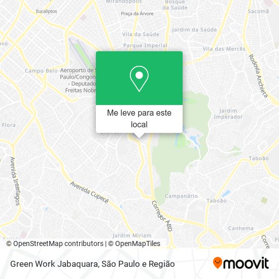 Green Work Jabaquara mapa