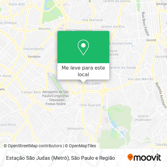 Estação São Judas (Metrô) mapa