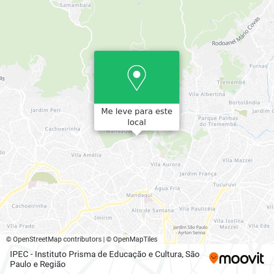 IPEC - Instituto Prisma de Educação e Cultura mapa