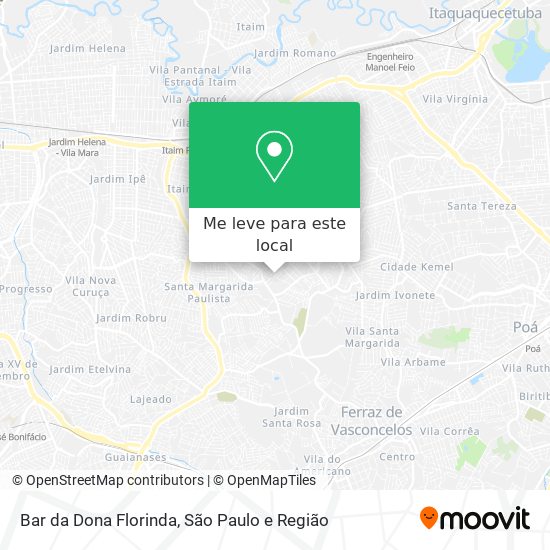 Bar da Dona Florinda mapa