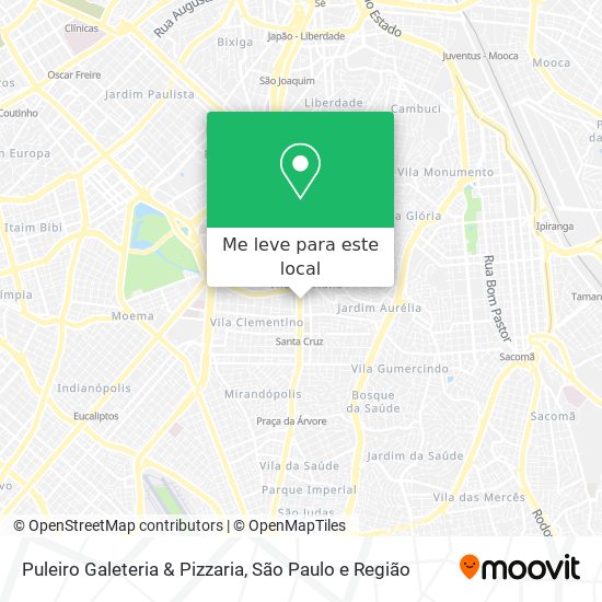 Puleiro Galeteria & Pizzaria mapa