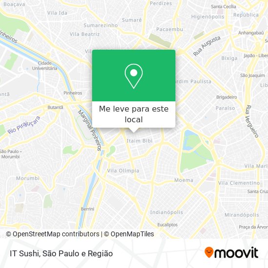 IT Sushi mapa