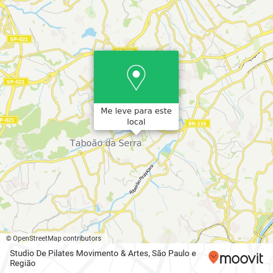 Studio De Pilates Movimento & Artes mapa