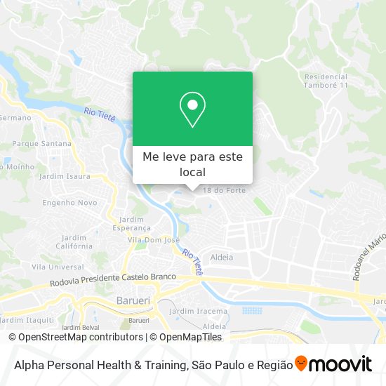 Alpha Personal Health & Training mapa