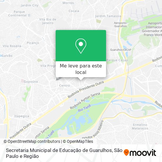 Portal da Secretaria de Educação de Guarulhos