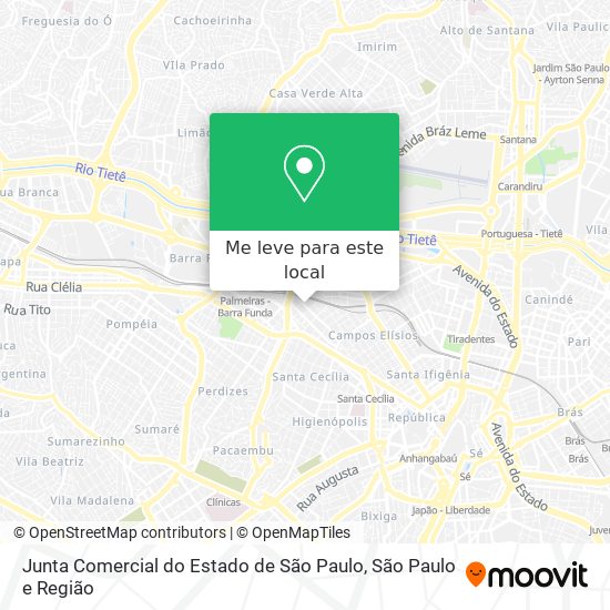 Junta Comercial do Estado de São Paulo mapa