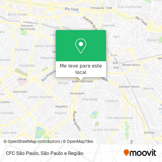 CFC São Paulo mapa