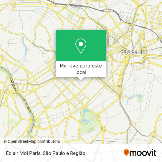 Éclair Moi Paris mapa