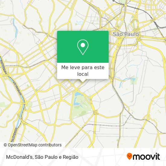 McDonald's mapa