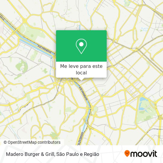 Madero Burger & Grill mapa