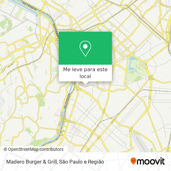 Madero Burger & Grill mapa