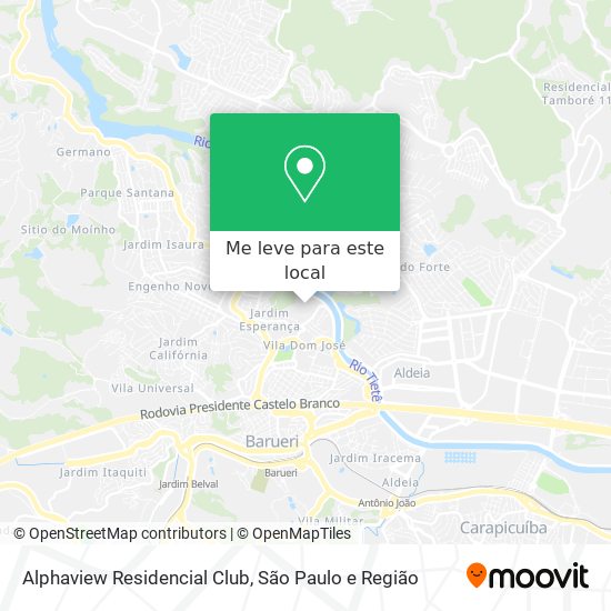 Alphaview Residencial Club mapa