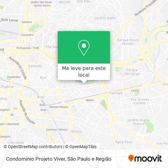 Condomínio Projeto Viver mapa