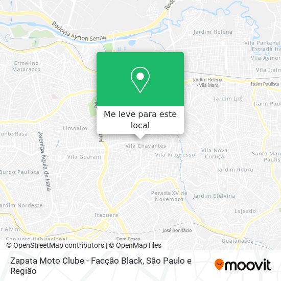 Zapata Moto Clube - Facção Black mapa
