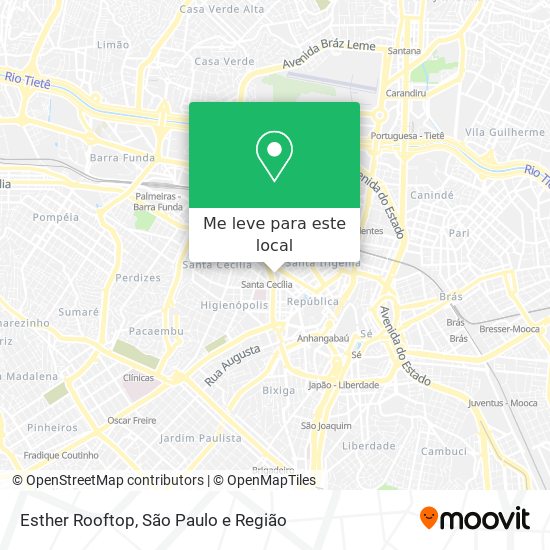 Esther Rooftop mapa