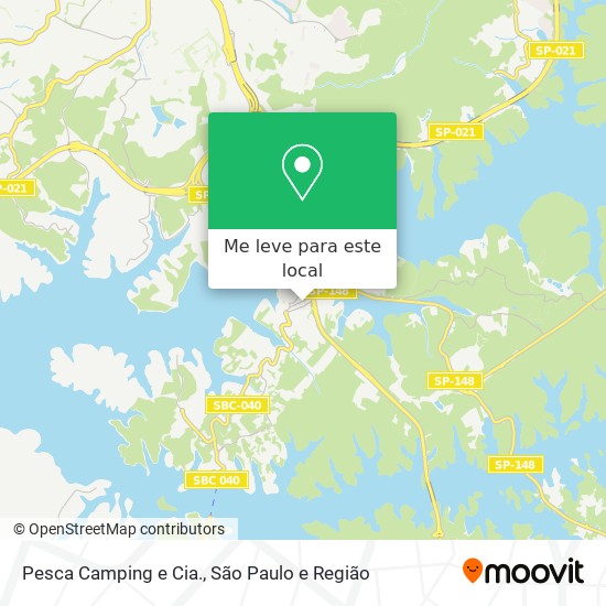 Pesca Camping e Cia. mapa